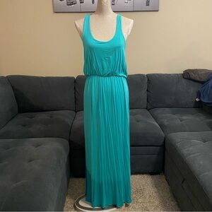 🏷️ 3 for $10 - Jolie Turquoise Stretchy Maxi Dress